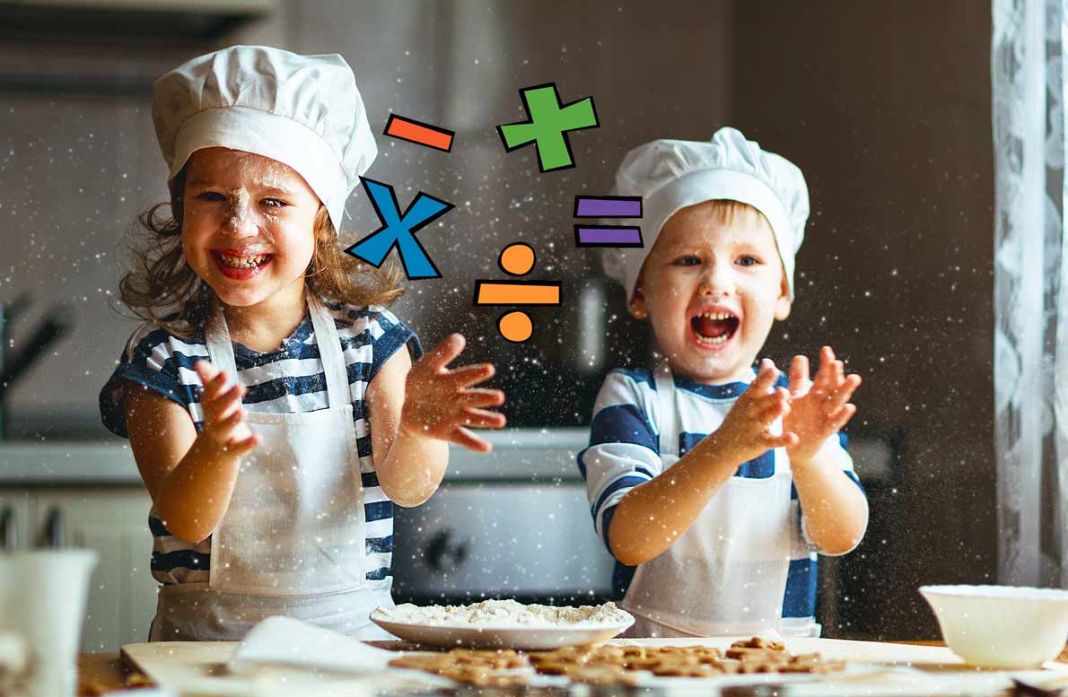 Enséñale fracciones y matemáticas a tu niño con la cocina