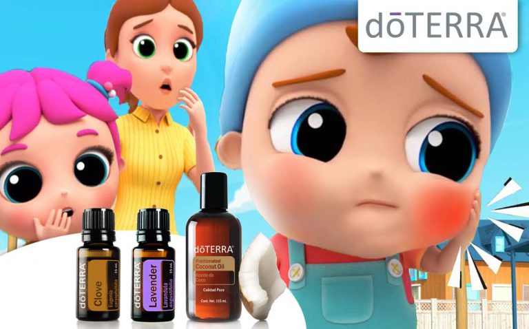 Calmar el dolor de mi bebé cuando le están creciendo sus dientes condōTERRA®